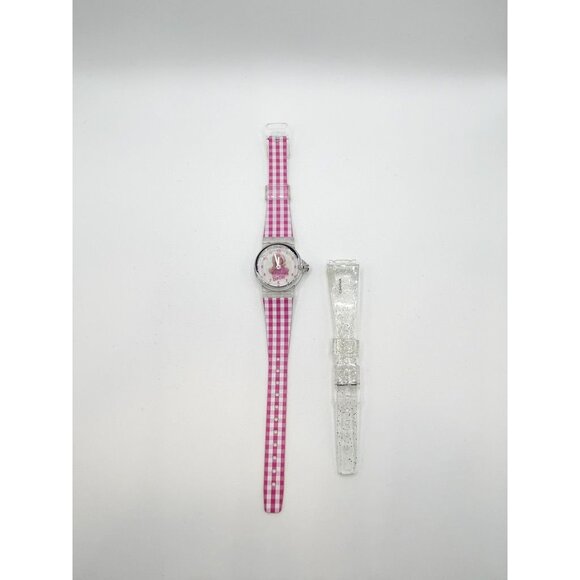 Vintage 1999 Avon Barbie Gingham Convertible Watch - Unused in Box - Picture 4 of 5